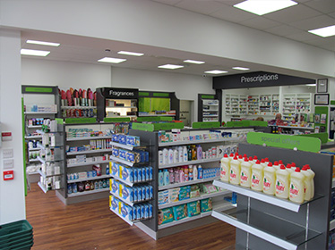 pharmacy shopfitting