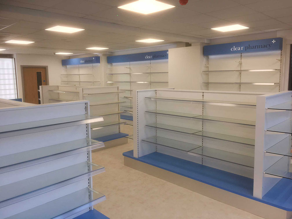 pharmacy shopfitters