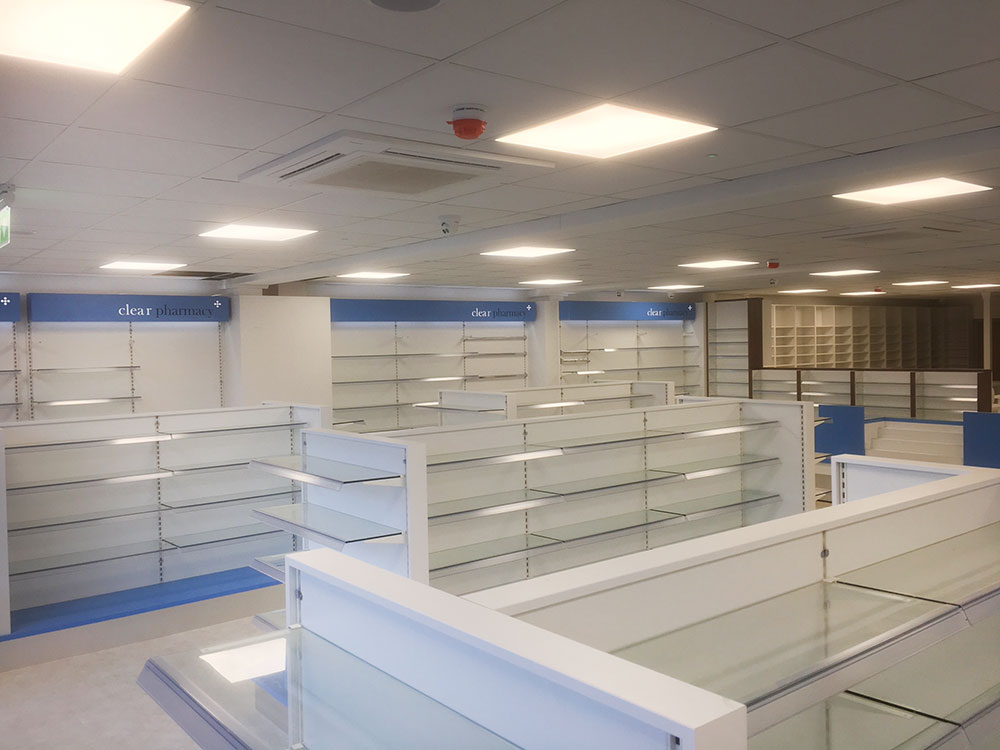 pharmacy shopfitters