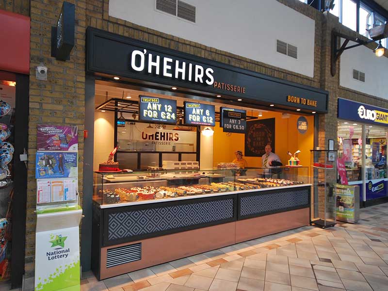 a jpeg image of Ohehirs bakery front of shop